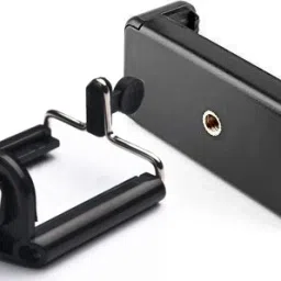 POZUB Best Buy Phone Holder Clip/Mount Adapter/Adjustable Clamp + 2 Hole Mobile Clip Mount Mobile Camera Holder and Tripod Mount Holder Monopod Holder Clip With 360 Degree mobile clip, Mobile Phone, Smartphone’s, Selfie Stick & All Types of Tripods mobile holding clip Camera Stand Clip Bracket Holder Tripod Monopod Mount Adapter Mobile clip stand in tripod Tripod, Monopod Kit, Monopod, Tripod Kit, Tripod Bracket, Tripod Clamp-17