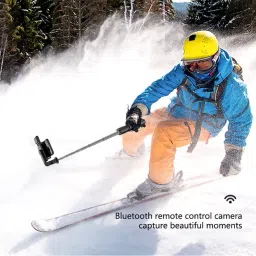 BUFONA Mobile Phone 3-in-1 Expendable Stick Portable Tripod Stand Remote & LED Light Tripod, Tripod Kit, Monopod, Monopod Kit, Tripod Clamp image 5