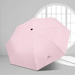 Golden handle umbrella,3 Fold UV Sunshade & Rain Block Folding Umbrella Umbrella-24