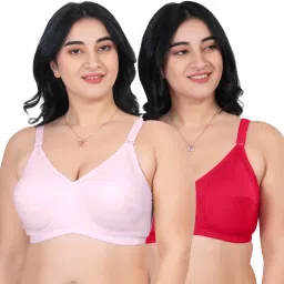 Pack of 2 Women Minimizer Non Padded Bra-image-1