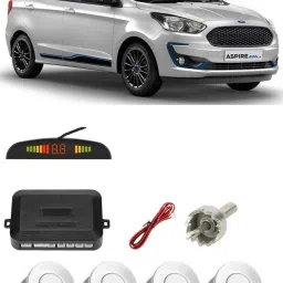 AB133 Silver Car Reverse Parking Sensor with LED Display 4 Sensor A133 Parking Sensor-image-49