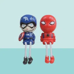 Cute Dolls with Mask Hanging Legs Showpiece#018 Decorative Showpiece - 3 cm-image-51