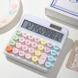 khodiyar hand works 12Digit Calculator, Easy to Press,Colorful Candy Calculator colourful calculator BasicCalculator image 3