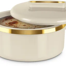 Curve 2500 Inner Stainless Steel Casserole, 2.15 Litres, Ivory Serve Casserole-8