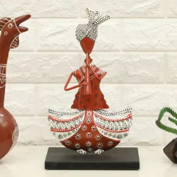 vedas Akemi Flute Handpainted Table Decor showpiece-picture-8