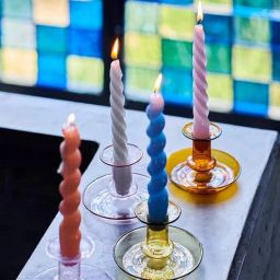 Candles Sticks Colored Wax Tea Light Candles for Diwali and Festival Celebration Candle-19