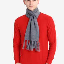 JoE Hazel Men Grey Acrylic Muffler-picture-48