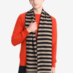 JoE Hazel Men Striped Acrylic Muffler-image-73