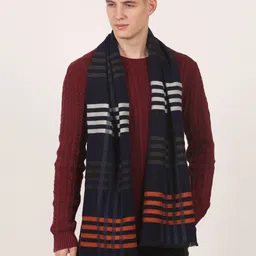 Calvadoss Men Checked Acrylic Mufflers-image-31