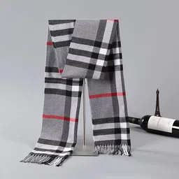 Alexvyan Men Checked Acrylic Mufflers-image-10