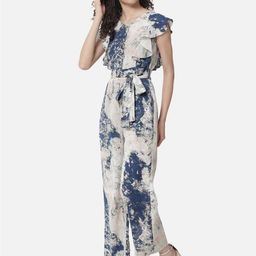 ALL WAYS YOU Printed Basic Jumpsuit with Ruffles image 4