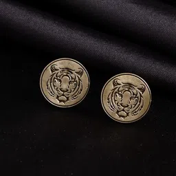 COSA NOSTRAA Quirky Fiery Tiger Cufflink-image-52