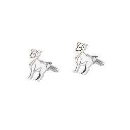 The Tie Hub Men Silver-Toned Aries Zodiac Sign Cufflinks-image-82