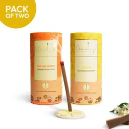 nirmalaya Sandalwood and Jasmine (40 Each) Dhoop Sticks (Pack of 2)-picture-0