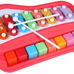 2 in 1 Piano Xylophone for Kids, Educational Musical Instruments for Babies, Toddlers Preschoolers, 8 Key Scales in Clear and Crisp Tones with Music Cards Songbook-picture-10