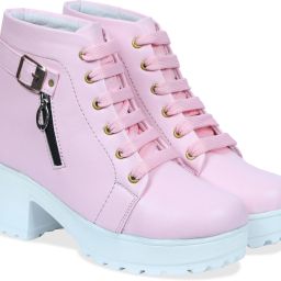 New Stylish Zipper Ankle Length Comfortable High heel Shoe Boots For Women-image-23