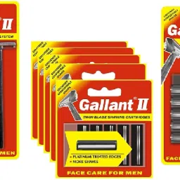 II Shaving Razor Seto of 2 & Shaving Cartridges Set of 5, Men-15