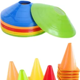 combo of 6 cone marker with 10 space marker Football & Fitness Kit-image-78