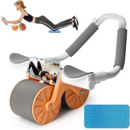 Automatic Rebound Abdominal Wheel Elbow Support,Core Workout Equipment for Ab Exerciser-4