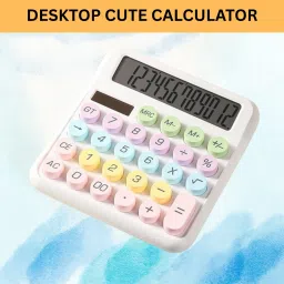 Desktop Calculator, 12-Digit Large LCD and Large Buttons for Office, Homes Q16 Basic Calculator-image-106