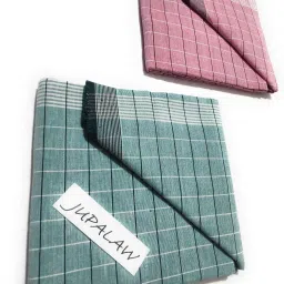 JUPALAW TRENDY & TRADITIONAL FANCY COTTON DHOTI/LUNGI (PACK 0F 2) Checkered, Striped Men Dhoti-image-22