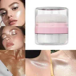 Face Makeup Powder Glitter Glow Face Brighten Korean Powder-image-87