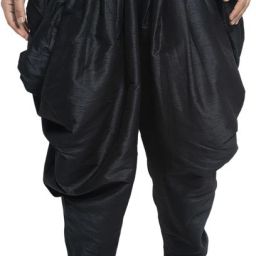 Bontestitch Men's Dupion Silk Dhoti ||Men Elastic Readymade Dhoti Ready to Wear Solid Men Dhoti-picture-14