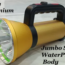 mitsales 1000 W kisan Torch With 3 Km Long Range,3 Modes & Water Proof 10 hrs Torch Emergency Light image 3