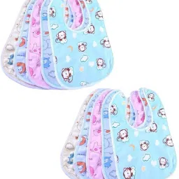 Velvet Soft Cotton Washable Waterproof Baby Bibs | Baby bibs for 6 to 12 months-image-33