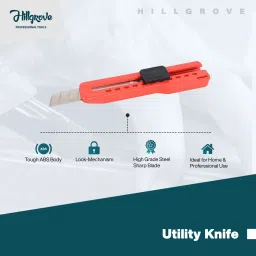hillgrove HGCM280M1 20W Hot With 10Pcs Stick and Utility Knife for Craft,Art Standard Temperature Corded Glue Gun image 3