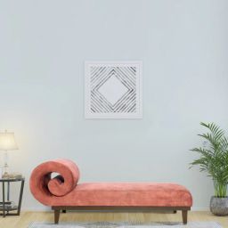 casacraft from pepperfry Lisa Velvet Chaise Lounger in Blush Pink Colour-picture-32