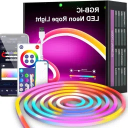 SKYBUCKET Neon Rope Lights | RGB LED Strip Lights | App Control Smart Neon Strip Lights Light Strip-11