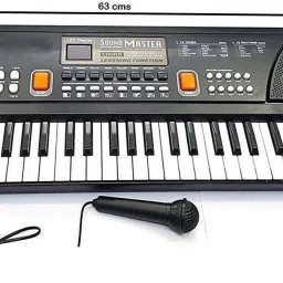 jr club ZHUU-0155 61 Keys Piano with DC Output BLACK Digital Portable Keyboard image 2