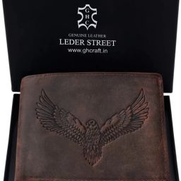 Men Formal, Travel Brown Genuine Leather RFIDWallet-image-43