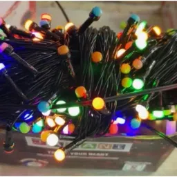 156 LEDs 50 m Multicolor Flickering Bulb Rice Lights-image-14
