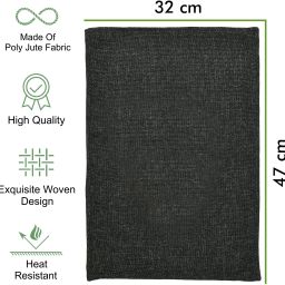 yellow weaves Rectangular Pack of 6 Table Placemat image 4