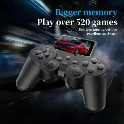 S10 Handheld Console 2.4 Inch Screen Game Controller Design Built in 520 Game Black Edition image 3