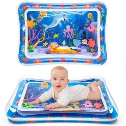 Kids Water Play Mat Toys Inflatable Leakproof Baby Water Mat Fun Water Mat Sea Bath Toy-image-14