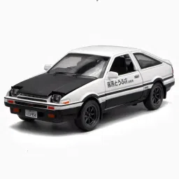 1:32Toyota AE86 Diecast Car Models Toys Metal Alloy Openable Door & Sound Light-image-13