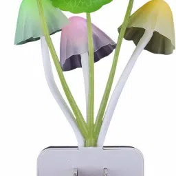 Sensor Led Night Light, Color Changing Plug-in LED Mushroom Bed Lamp Night Lamp-image-57