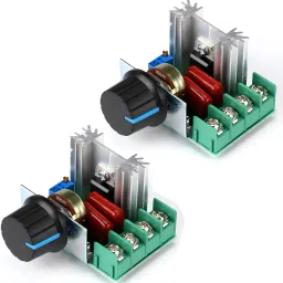 shockley 2000W SCR Triac AC 50-220V Voltag Regulator Speed Controller Light Dimmer_2 Pcs Multipurpose Controller-0