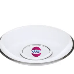 1st Time Combo Of 2 Beer Glass And 1 Snack Plate, Transparent, Glass, Pack Of 3 -A22 Glass Tray Set-image-15