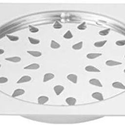 Viking Drain Flat Square - Stainless Steel 304, Brushed Finish, Length & Width 125mm (5") Width Suitable for Shower, Bathroom, Pool Area (Pack of 2)-10