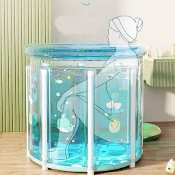 Transparent Spa-Ready Bath Portable Foldable Bathtub Free-standing Bathtub-image-52