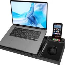 FEEDNIX Adjustable Laptop Stand With Detachable Mouse Pad, Phone Stand (Pack Of 1) Laptop Stand-16