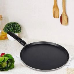 non stick dosa tawa ,non induction Flat Tawa with Bakelite Handle Tawa 30 cm diameter-18