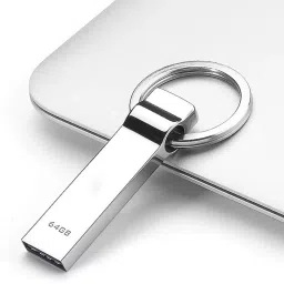 Harry Key Chain Metal USB Flash Drive Sleek, Portable & Durable 64 GB Pen Drive Compatible with Mobile, Laptop, Audio Player, Desktop Computer USB 2.0 Metal Case image 2