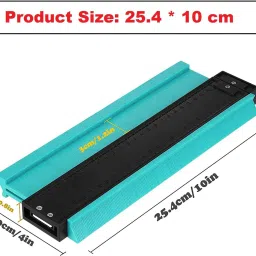 metreno Contour Gauge duplicator Tool, Gauge Shape Profile Measure Contour for Precise Measurement, Tiling Laminate, Wood Marking Tool, Woodworking Craft (1 Pc) (Large (27.5 cm * 10 cm * 2.5 cm)) Marking Gauge image 2