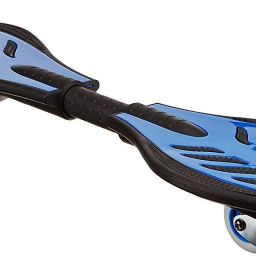 Caster Board , Wave Board , Skate Board - Original Alloy Made Heavy Duty Wave Board, Two Wheel Skate Board 360 Degree Rotating Wheel, Shock Proof Brake with LED Flash Lights on Wheels (Upto 90 Kg) - Blue 10 inch x 5 inch Skateboard-6