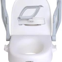 RaiXerSE Premium Commode Seat Extension with Side Handle Upto 5-Inches Western Commode-16